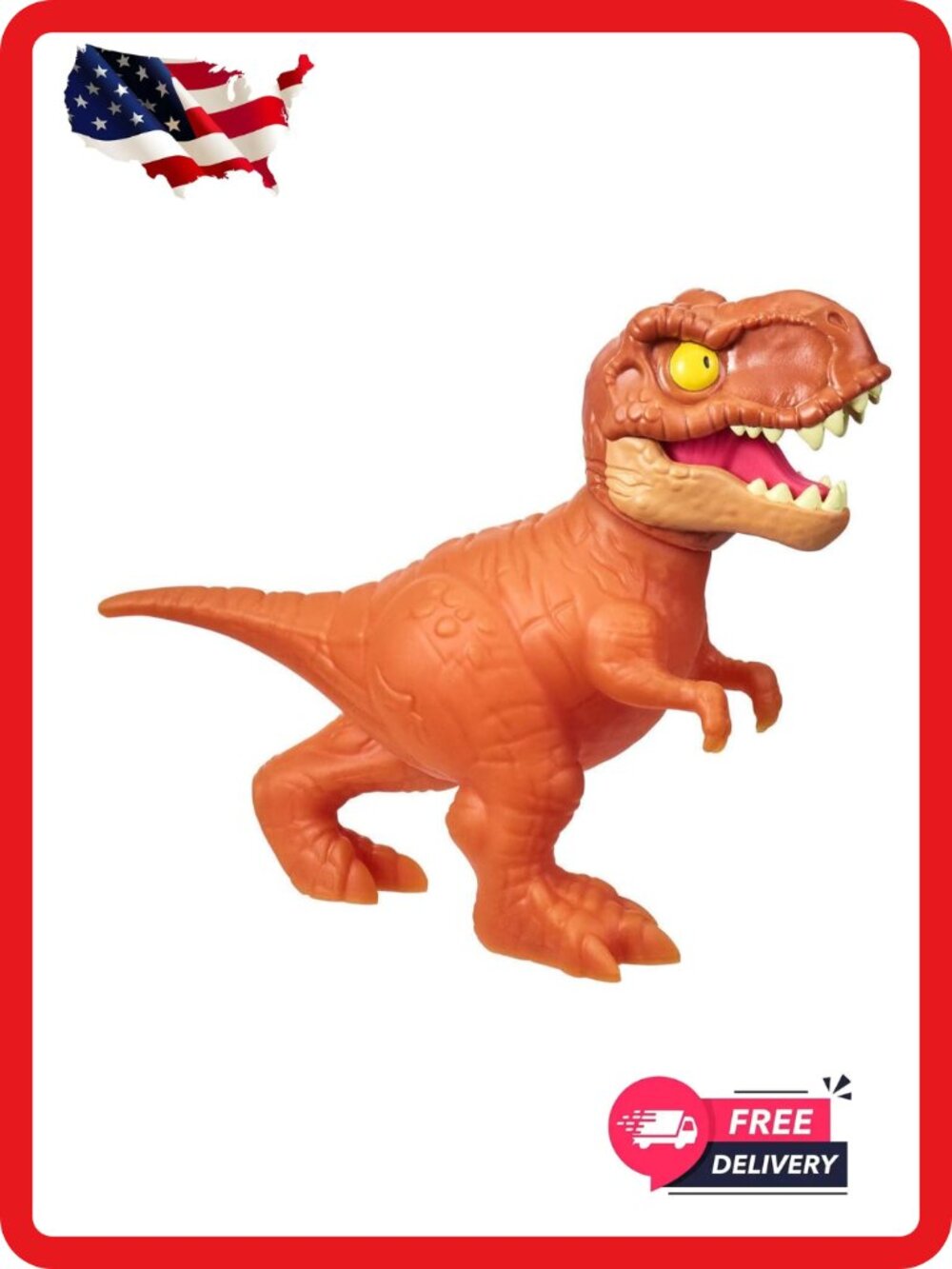 Heroes of Goo Jit Zu Jurassic World Chomp Attack T Rex Stretch Figure Toy